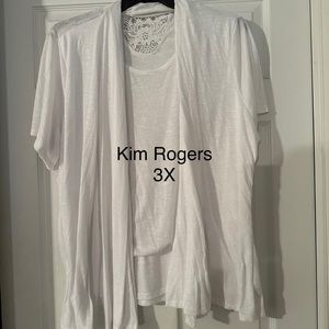 Kim Rogers shirt with attached jacket